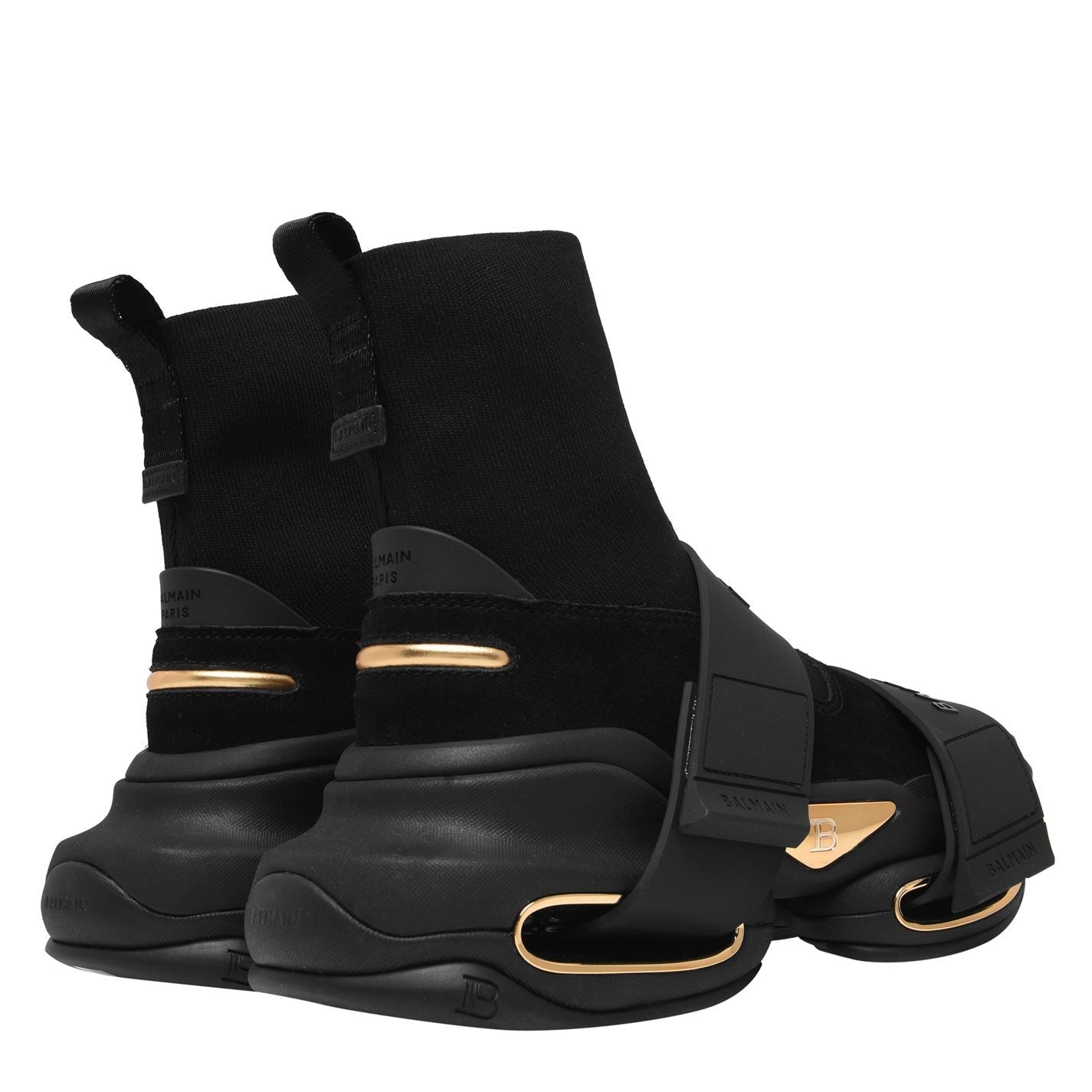 BALMAIN - HIGH TOP LEATHER SNEAKERS